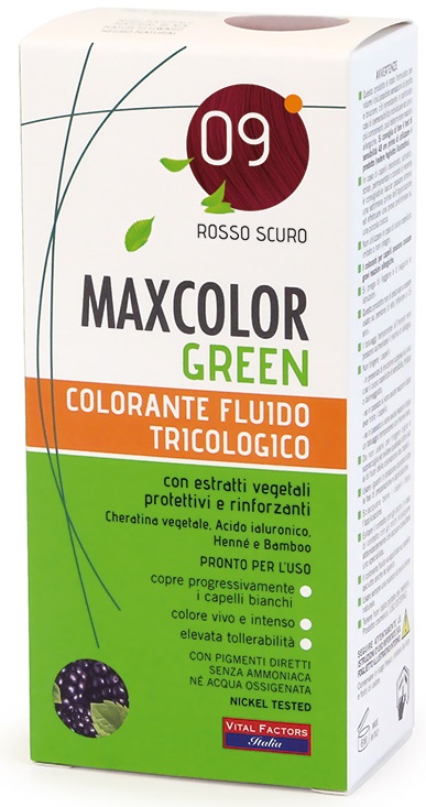 MAXCOLOR GREEN 09 ROSSO SCURO